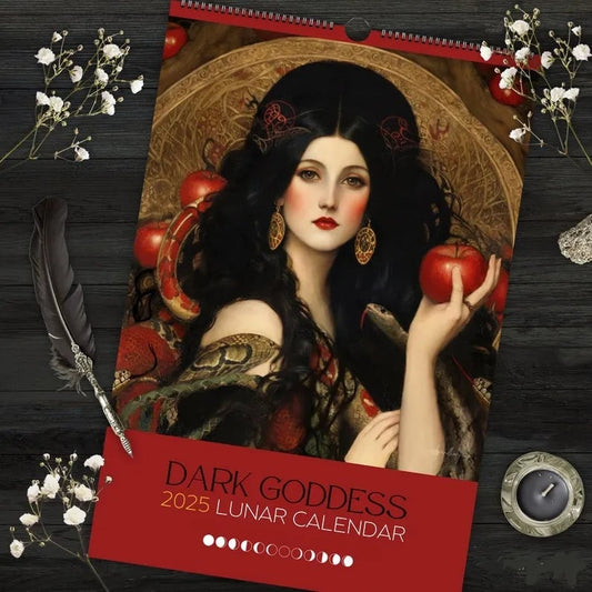 DARK GODDESS 2025 MOON PHASE CALENDAR